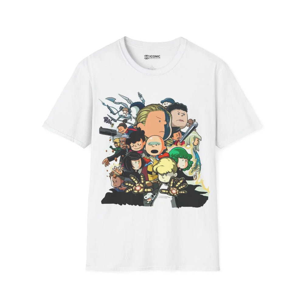 One Punch Man Peanuts parody T-Shirt Printify