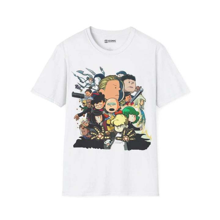 One Punch Man Peanuts parody T-Shirt Printify