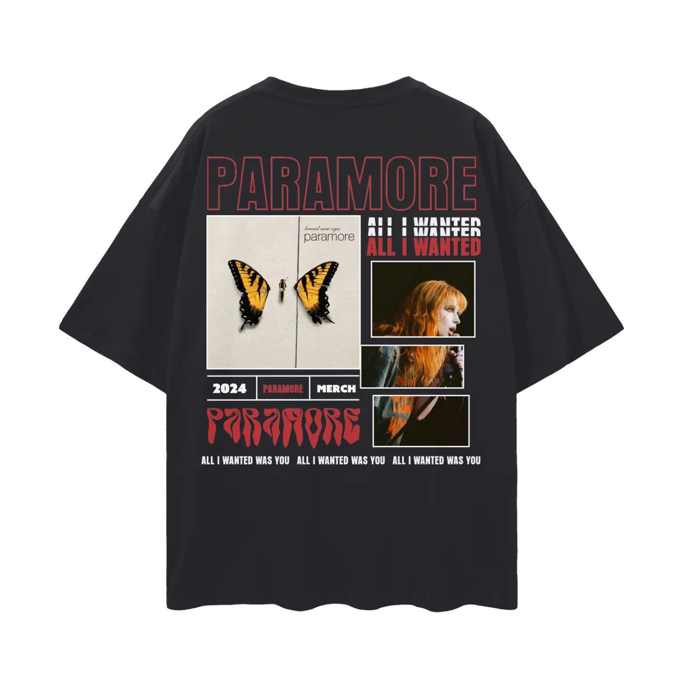 PARAMORE Oversize Deep Drop Shoulder Tee ODMPOD