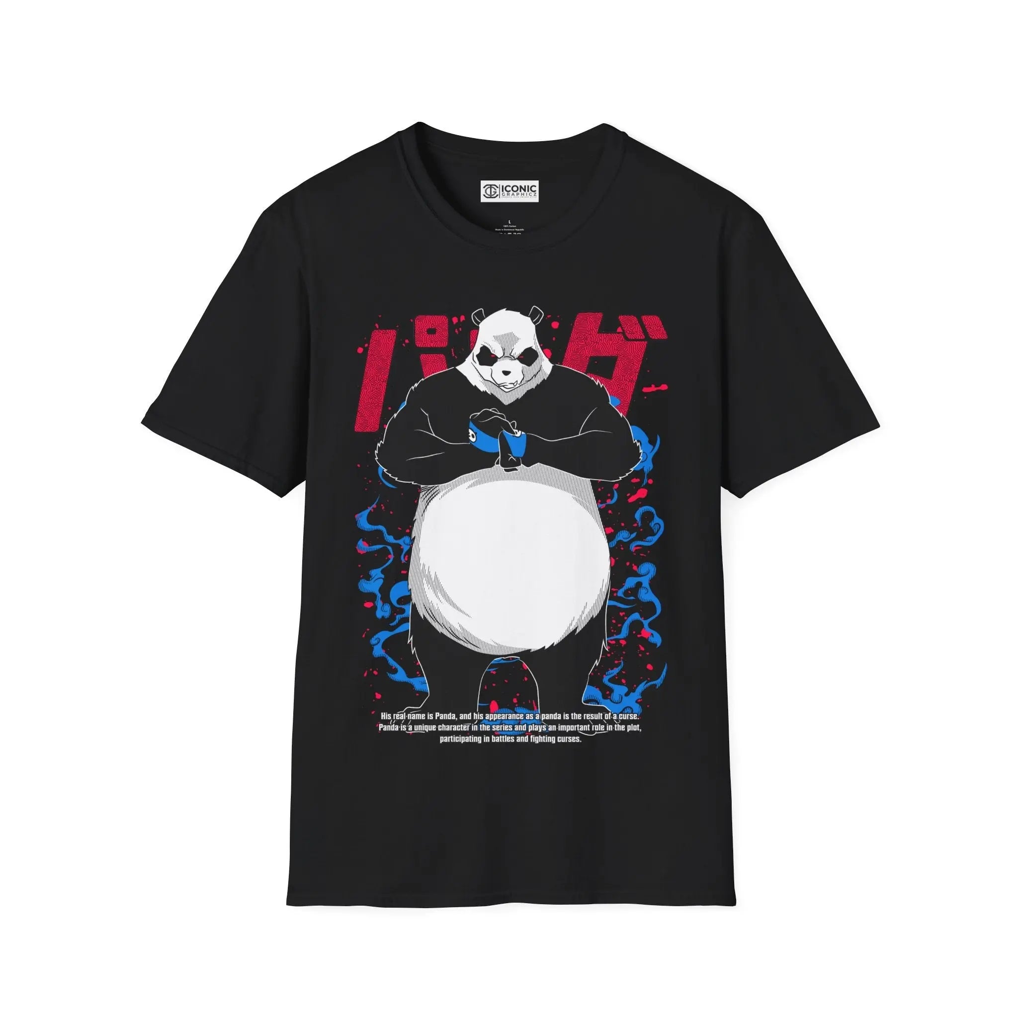 Panda Jujitsu Kaisen T-Shirt Printify