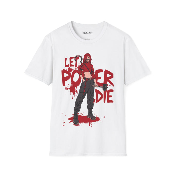 Power Chainsaw Man T-Shirt - IGZ Clothing  - Power Unisex Softstyle T-Shirt Best Price 26 at IGZ Clothing 