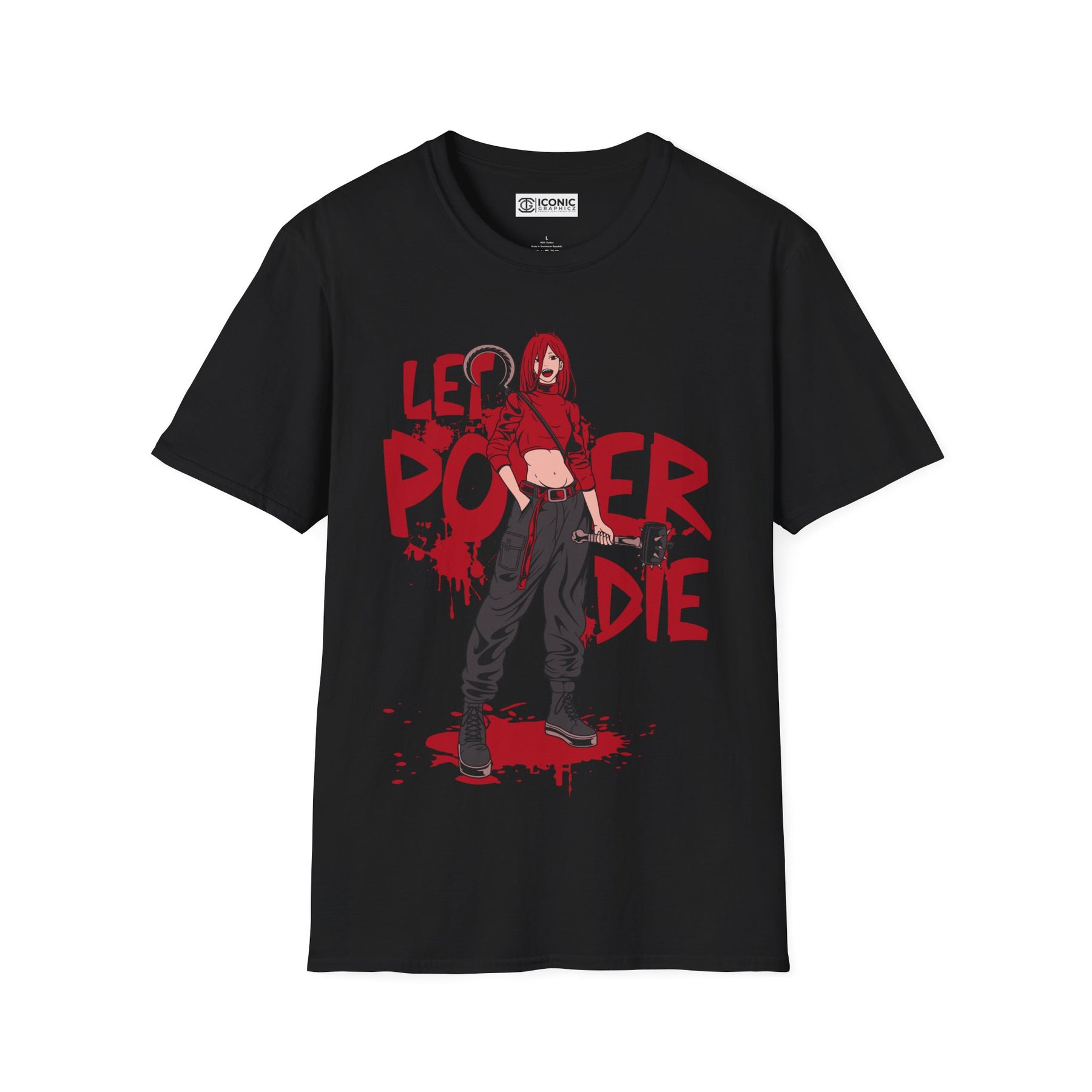 Power Chainsaw Man T-Shirt - IGZ Clothing  - Power Unisex Softstyle T-Shirt Best Price 26 at IGZ Clothing 
