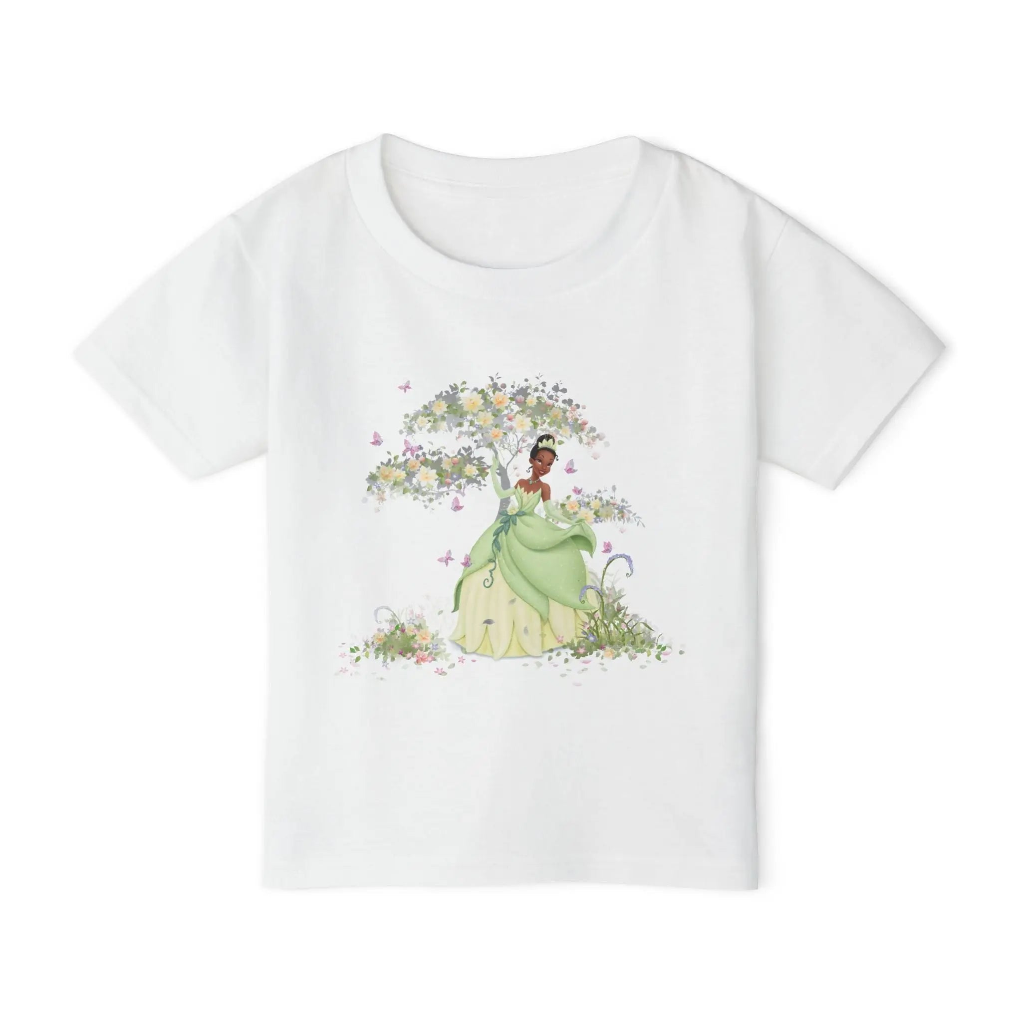 Princess Tiana Toddler T-Shirt - Cute Fairy Tale Apparel for Little Girls Printify