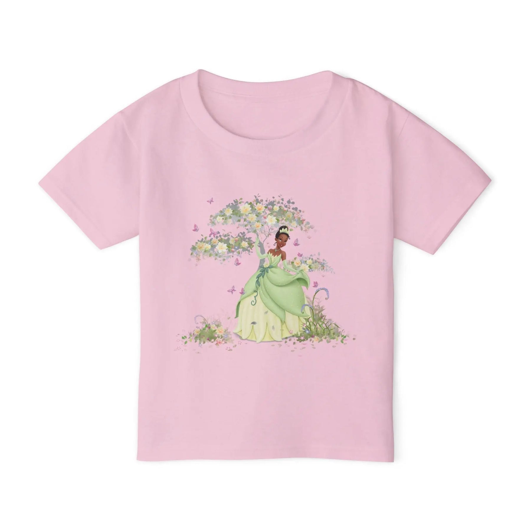 Princess Tiana Toddler T-Shirt - Cute Fairy Tale Apparel for Little Girls Printify