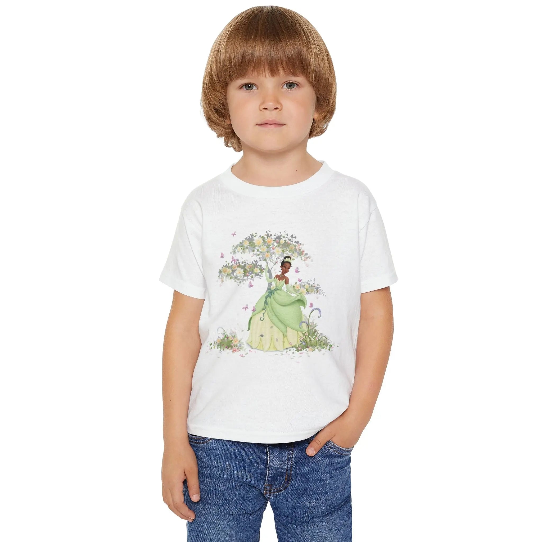 Princess Tiana Toddler T-Shirt - Cute Fairy Tale Apparel for Little Girls Printify