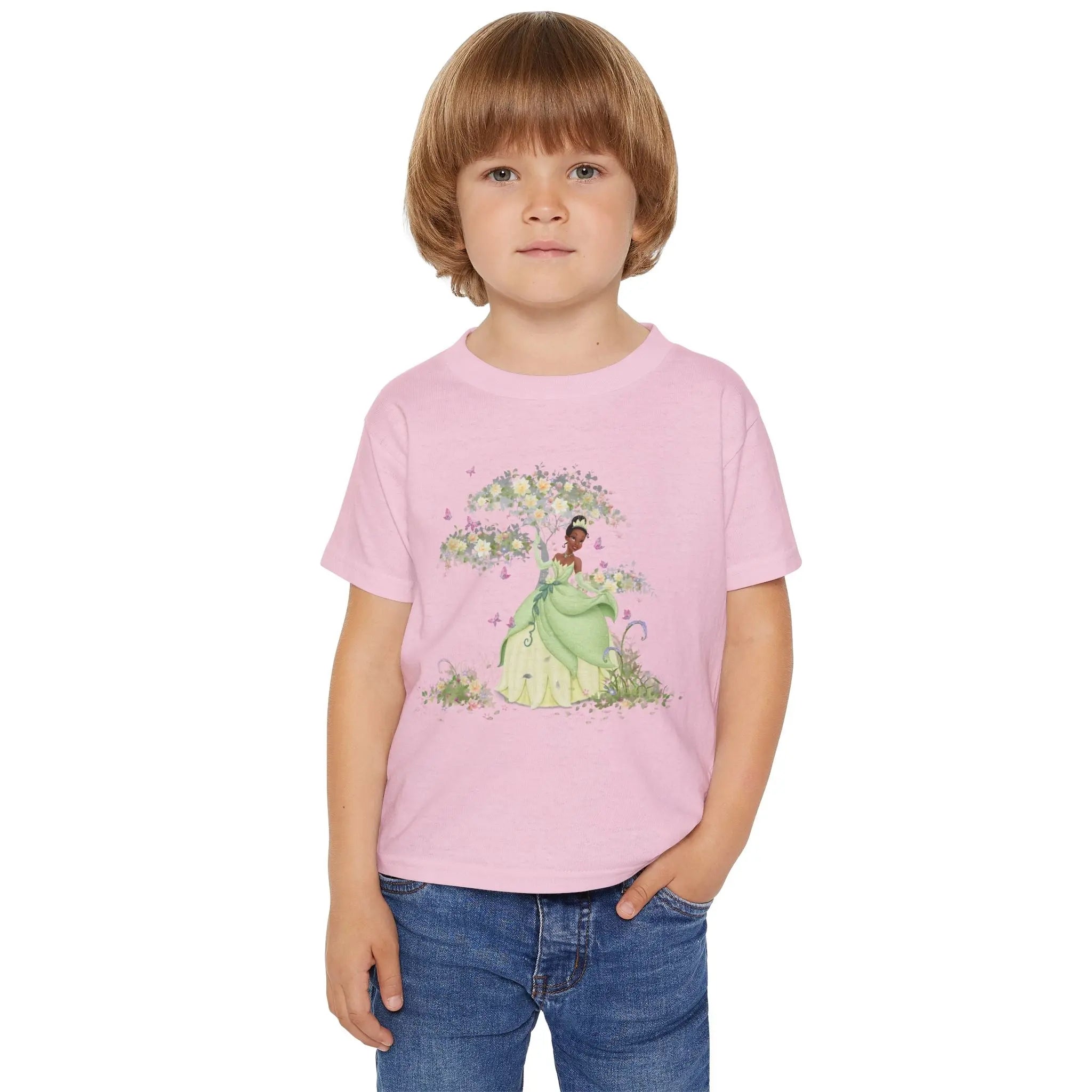 Princess Tiana Toddler T-Shirt - Cute Fairy Tale Apparel for Little Girls Printify