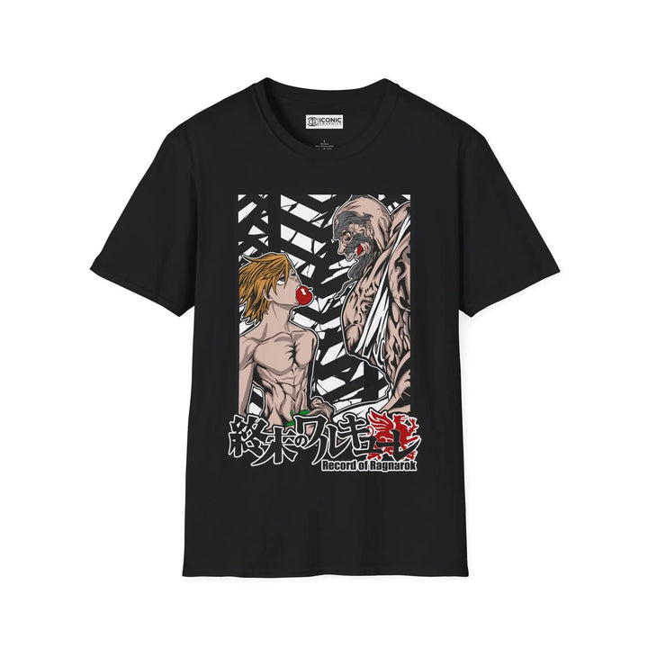 Record of Ragnarok Adam vs Zeus T-Shirt Printify