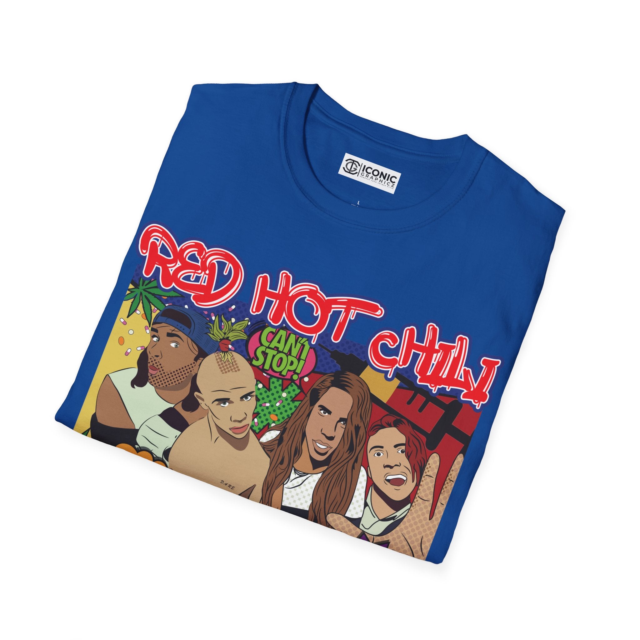 Red Hot Chili Peppers T-Shirt - IGZ Clothing  - Red Hot Chili Peppers Unisex Softstyle T-Shirt Best Price 26 at IGZ Clothing 