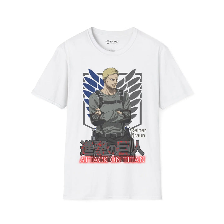 Reiner Attack on Titan T-Shirt Printify