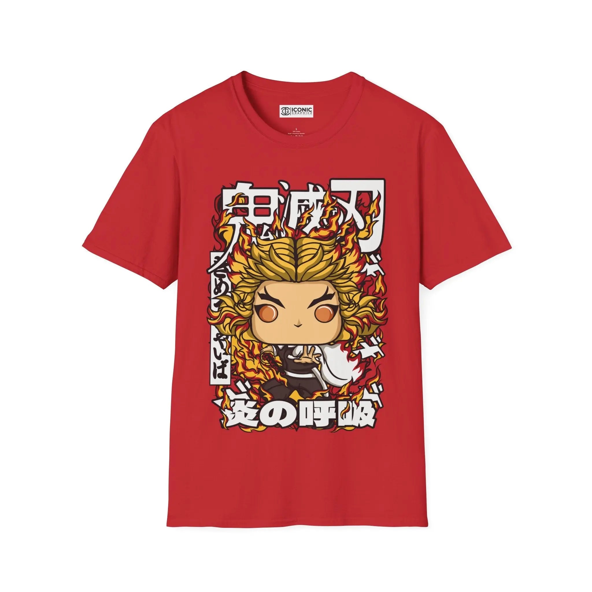 Rengoku Demon Slayer T-Shirt Printify