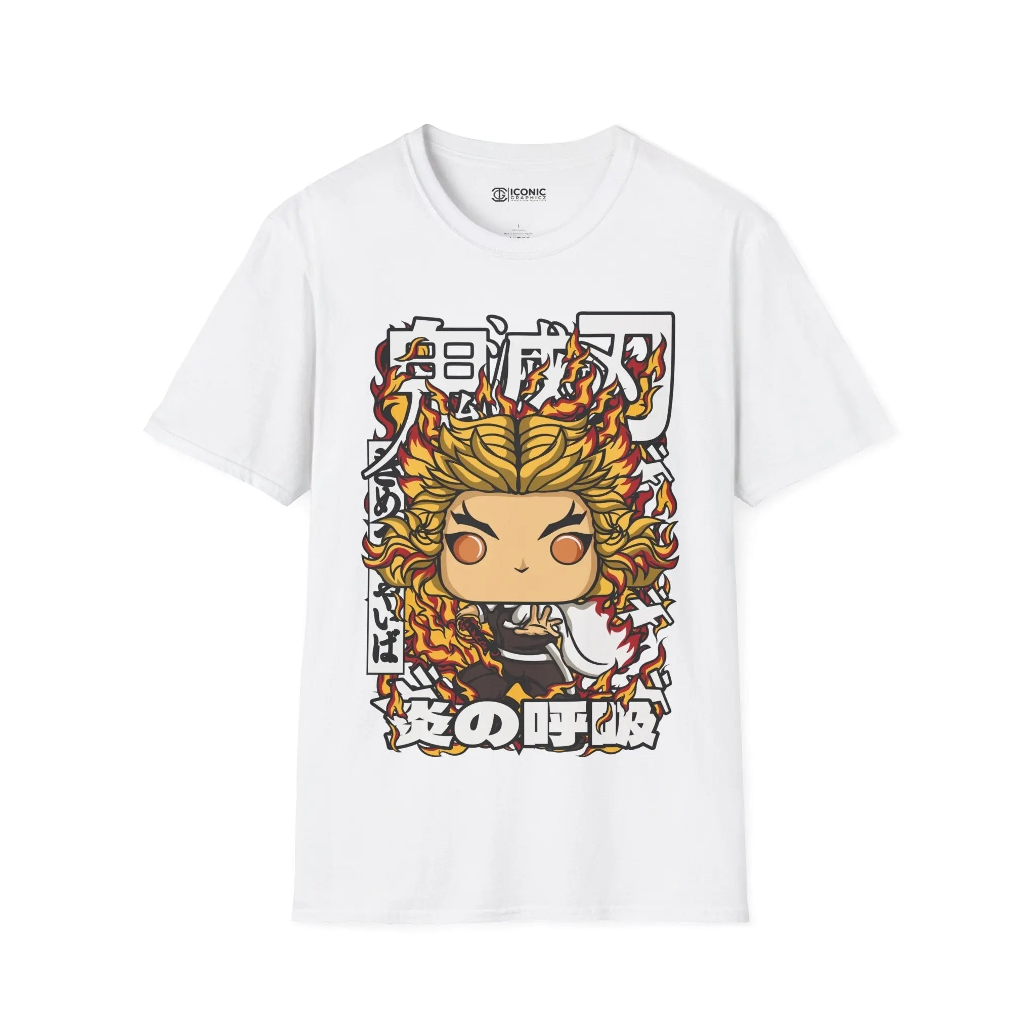 Rengoku Demon Slayer T-Shirt Printify