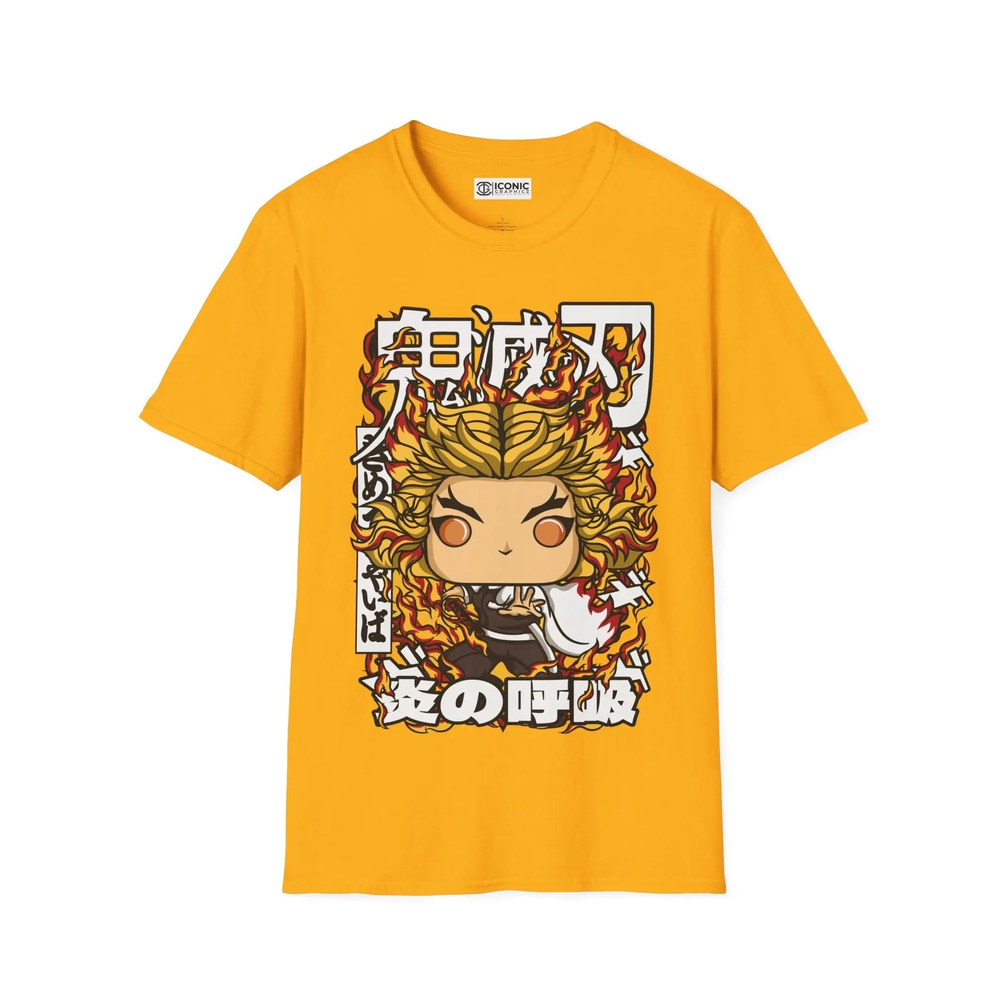 Rengoku Demon Slayer T-Shirt Printify
