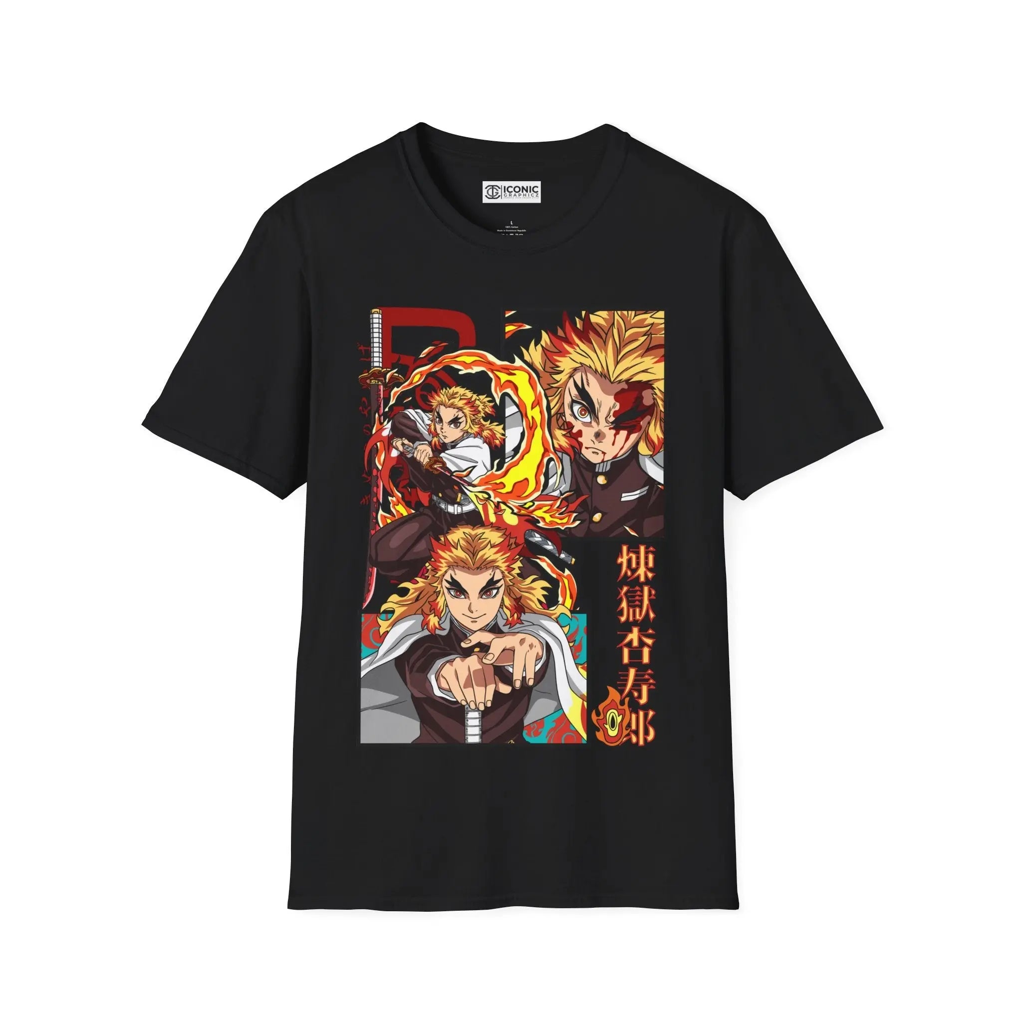 Rengoku Demon Slayer T-Shirt Printify