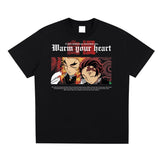 Rengoku x Tanjiro Demon Slayer Sorona Quick-Dry Cooling T-shirt ODMPOD