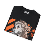 Rengoku Demon Slayer T-Shirt - IGZ Clothing  - Rengoku Unisex Softstyle T-Shirt Best Price 26 at IGZ Clothing 