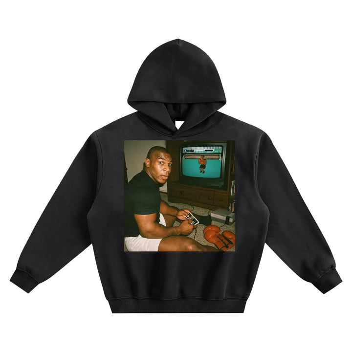 Retro Gaming Fleeced Boxy Hoodie ODMPOD