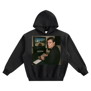 Retro Gaming Fleeced Boxy Hoodie ODMPOD