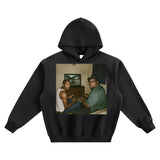 Retro Gaming Fleeced Boxy Hoodie ODMPOD