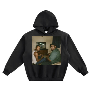 Retro Gaming Fleeced Boxy Hoodie ODMPOD