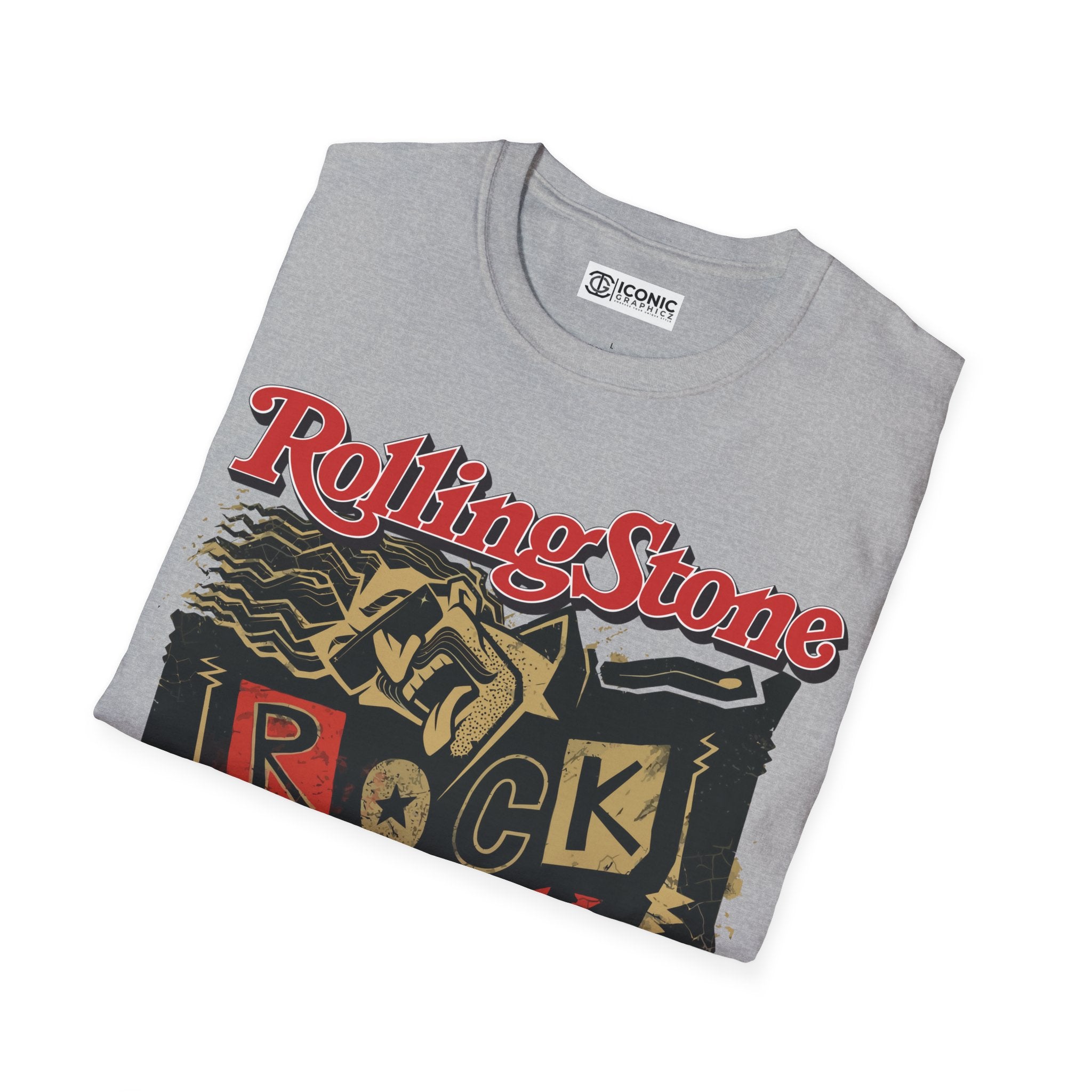 Rolling Stones T-Shirt - IGZ Clothing  - Rolling Stones Unisex Softstyle T-Shirt Best Price 26 at IGZ Clothing 
