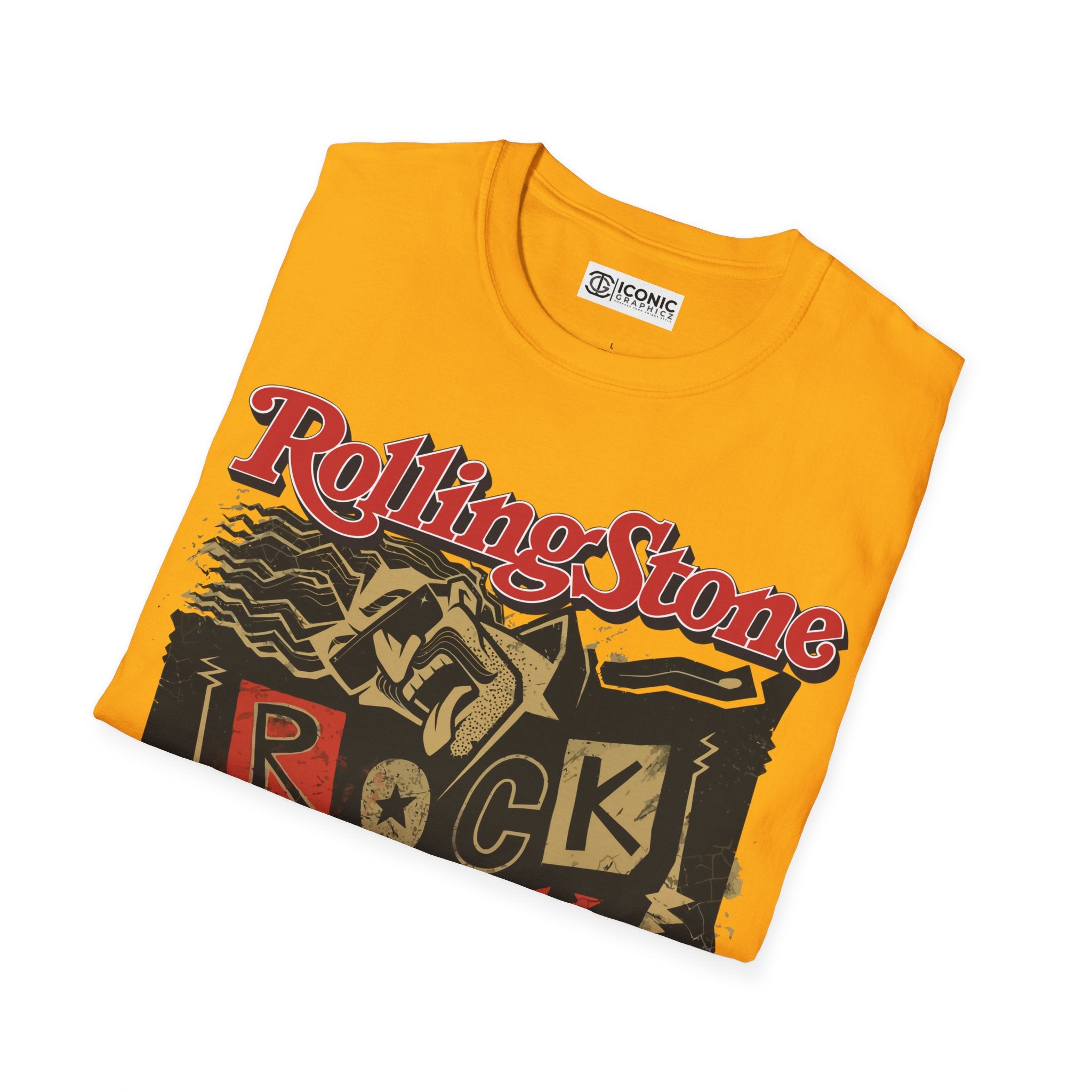 Rolling Stones T-Shirt - IGZ Clothing  - Rolling Stones Unisex Softstyle T-Shirt Best Price 26 at IGZ Clothing 