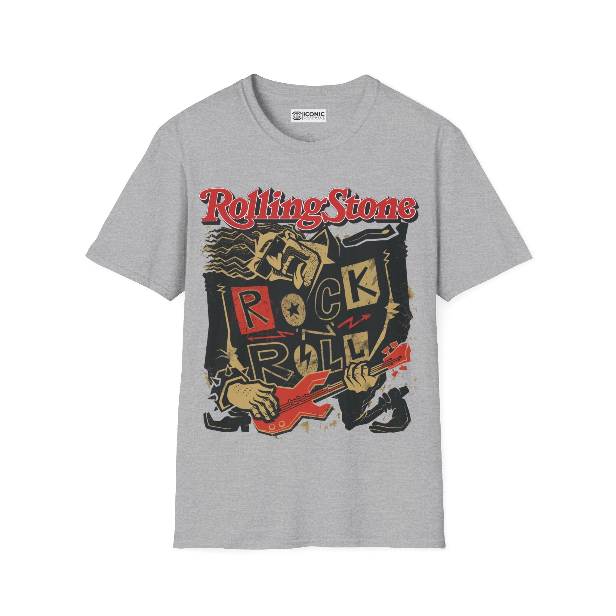 Rolling Stones T-Shirt - IGZ Clothing  - Rolling Stones Unisex Softstyle T-Shirt Best Price 26 at IGZ Clothing 