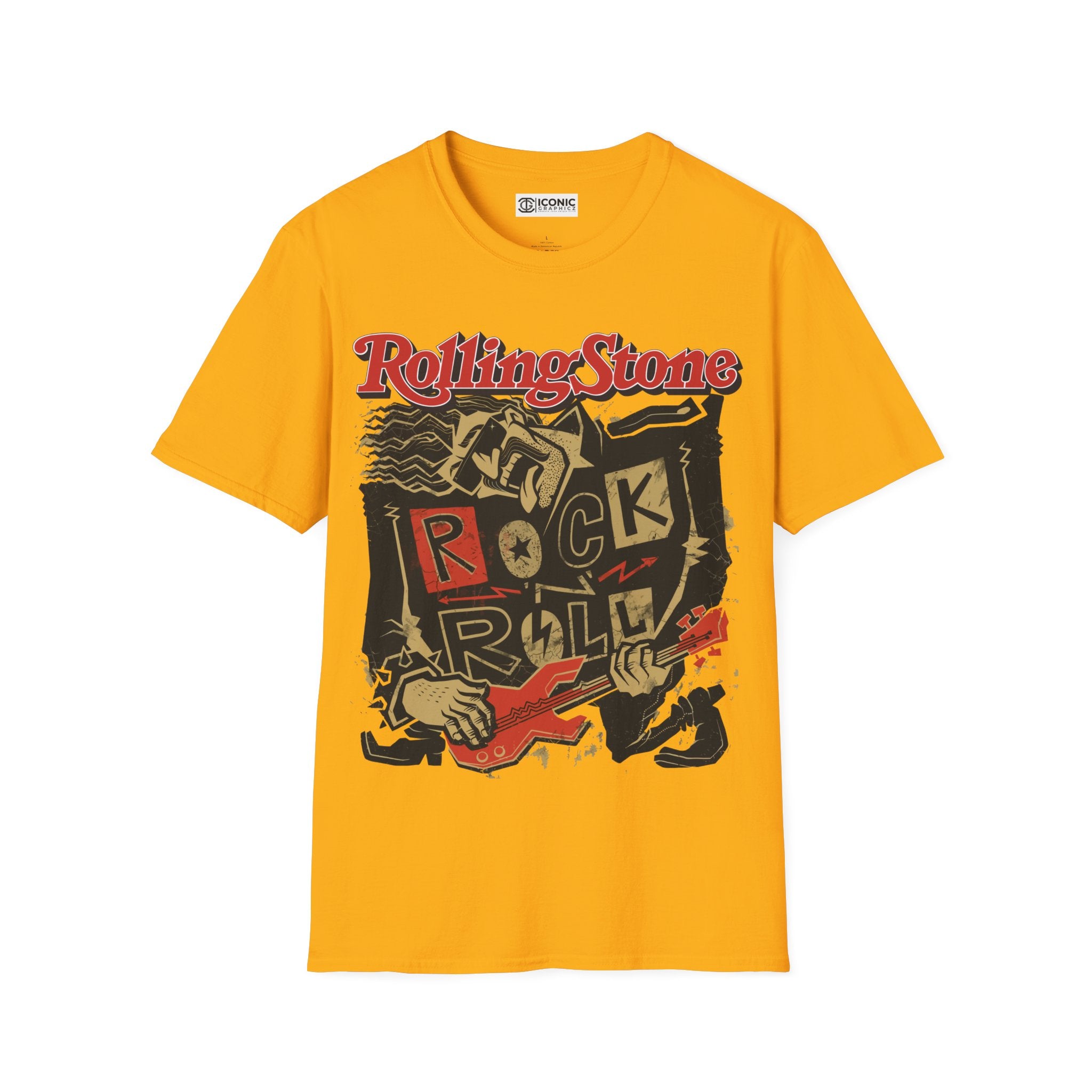 Rolling Stones T-Shirt - IGZ Clothing  - Rolling Stones Unisex Softstyle T-Shirt Best Price 26 at IGZ Clothing 