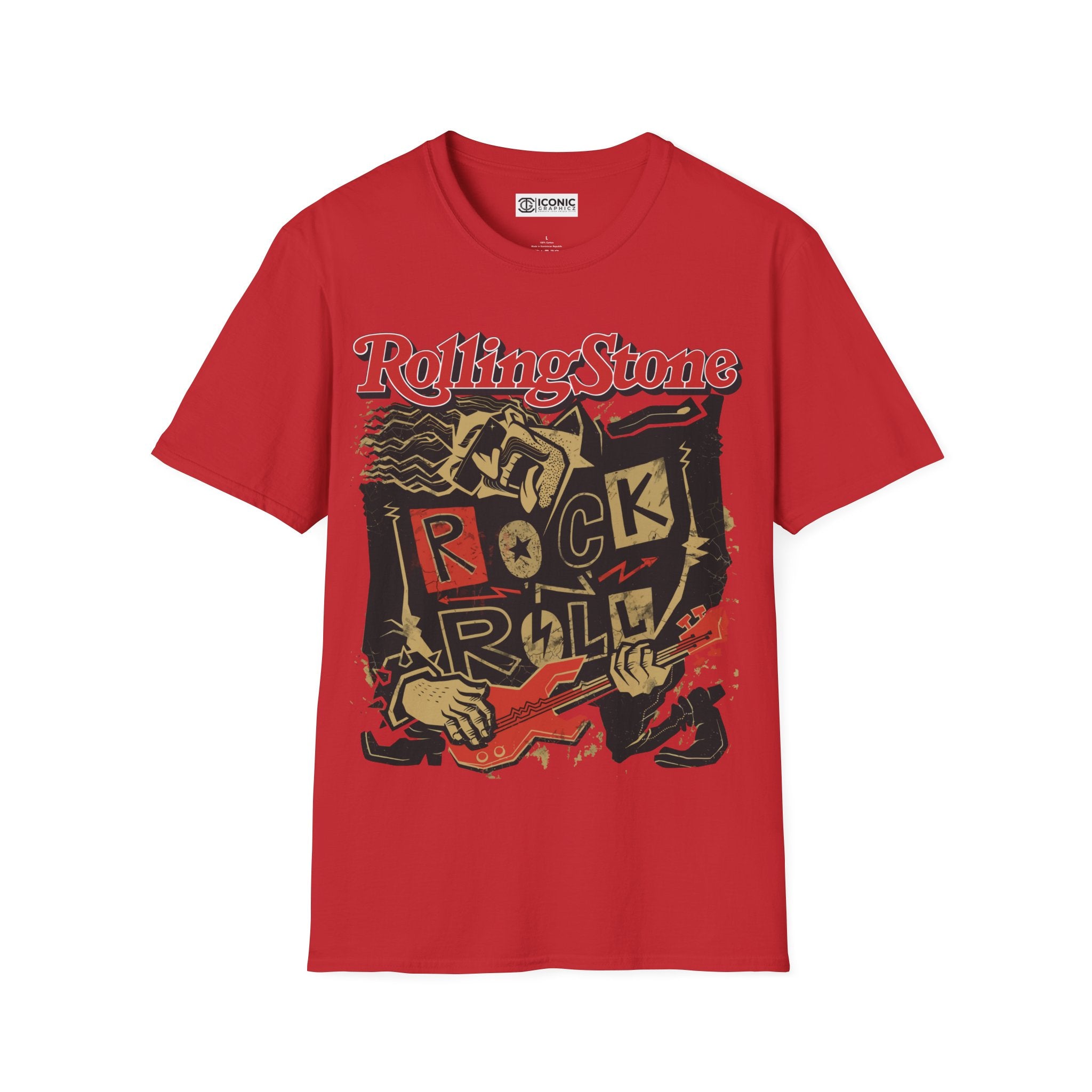 Rolling Stones T-Shirt - IGZ Clothing  - Rolling Stones Unisex Softstyle T-Shirt Best Price 26 at IGZ Clothing 