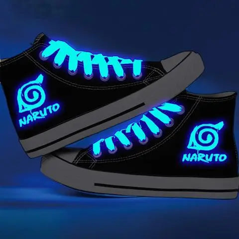 Naruto Glow-In-The-Dark Sneakers