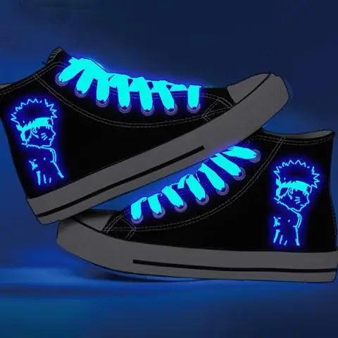 Naruto Glow-In-The-Dark Sneakers