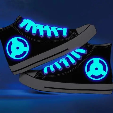 Naruto Glow-In-The-Dark Sneakers