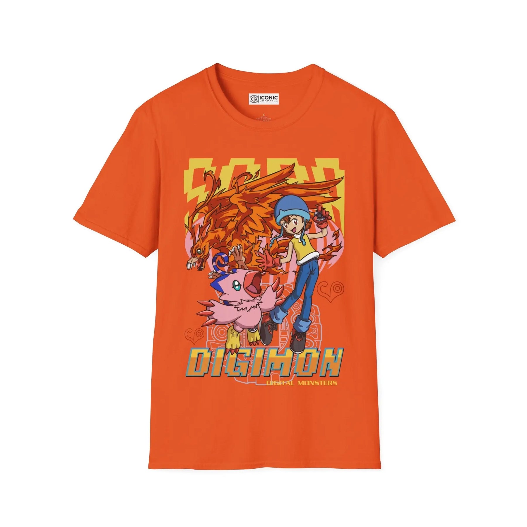 SORA X BIRDRAMON Digimon T-Shirt Printify