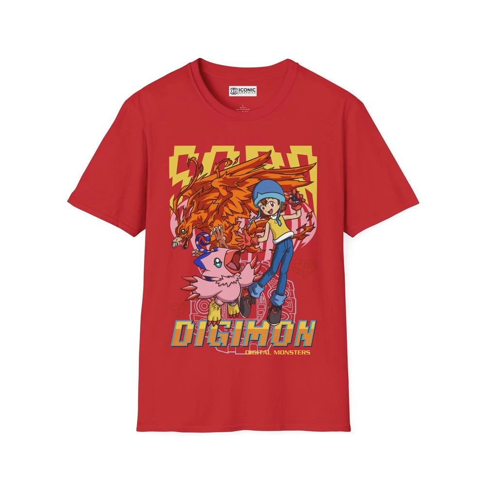 SORA X BIRDRAMON Digimon T-Shirt Printify