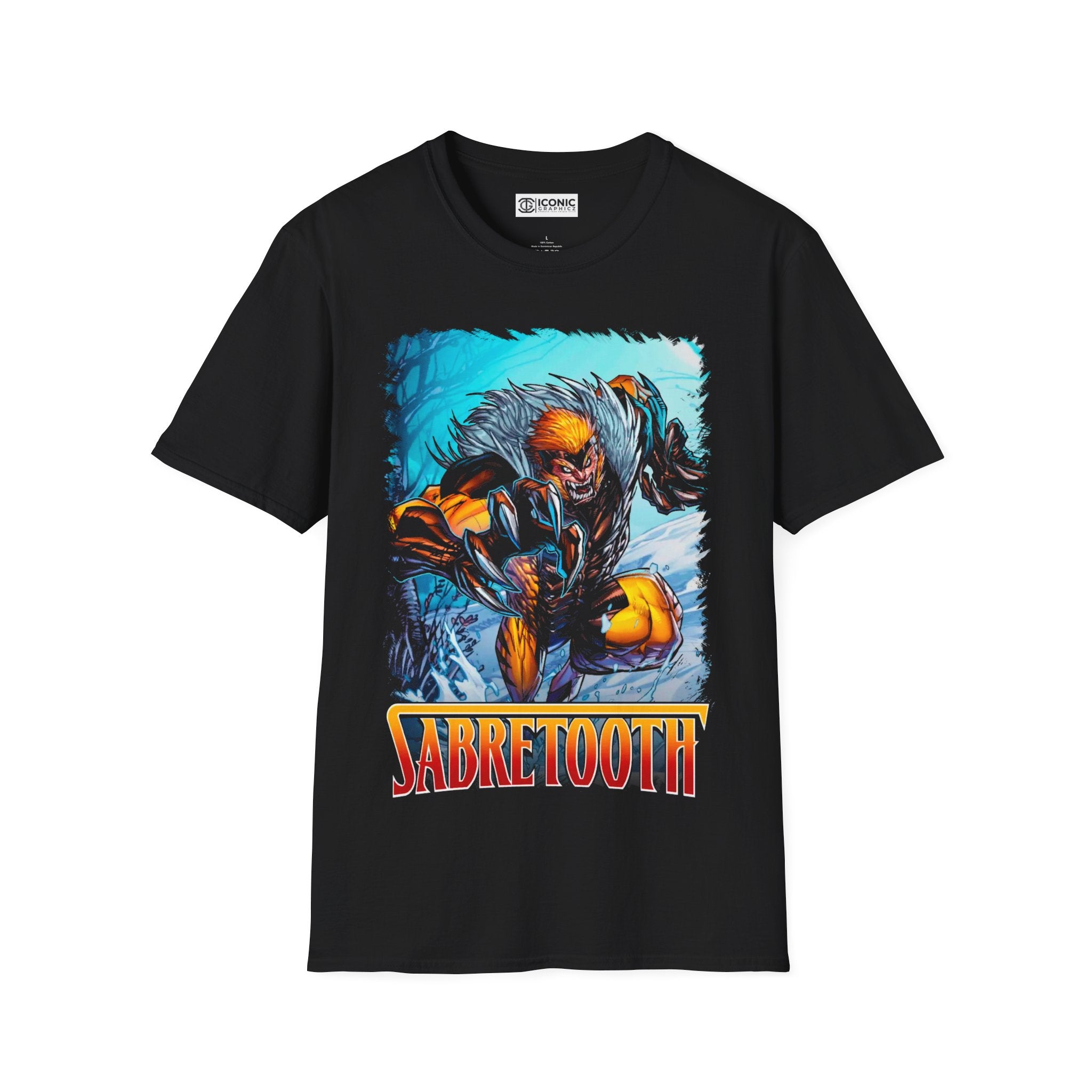 Sabretooth T-Shirt - IGZ Clothing  - Sabretooth Unisex Softstyle T-Shirt Best Price 26 at IGZ Clothing 