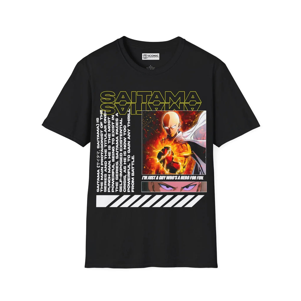 Saitama One Punch Man T-Shirt Printify