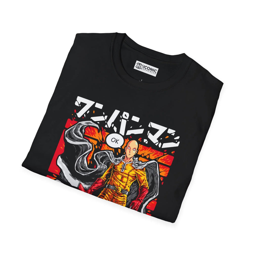 Saitama One Punch Man T-Shirt Printify