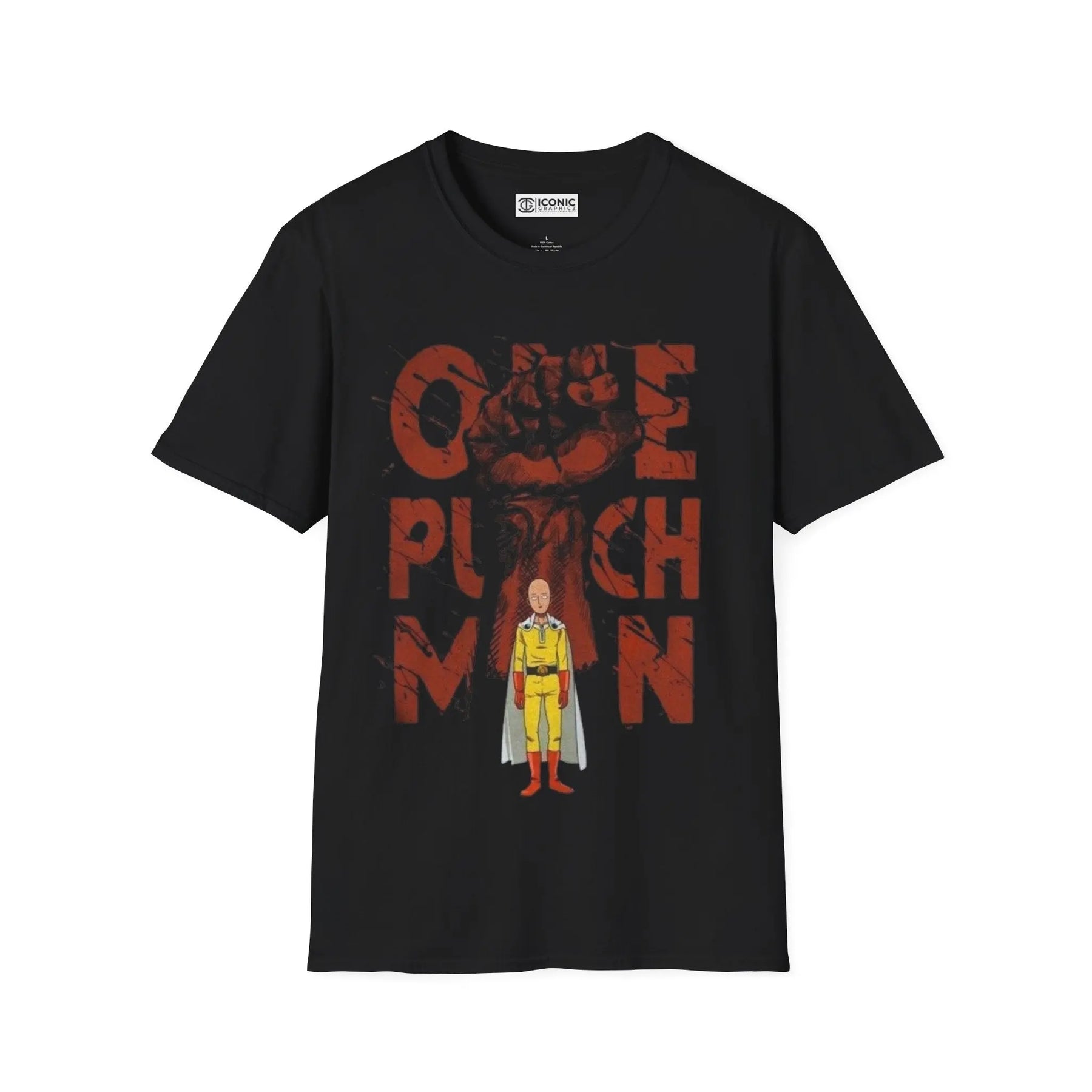 Saitama One Punch Man T-Shirt Printify