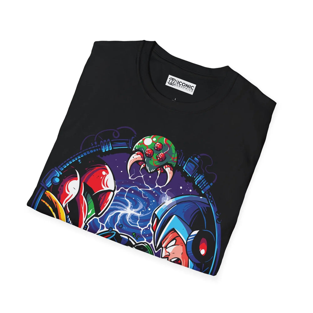 Samus x Mega man T-Shirt Printify