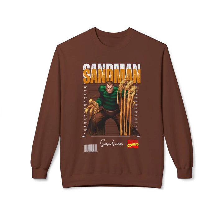 Sandman Graphic Fleece Crewneck Sweatshirt Printify