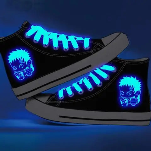 Naruto Glow-In-The-Dark Sneakers