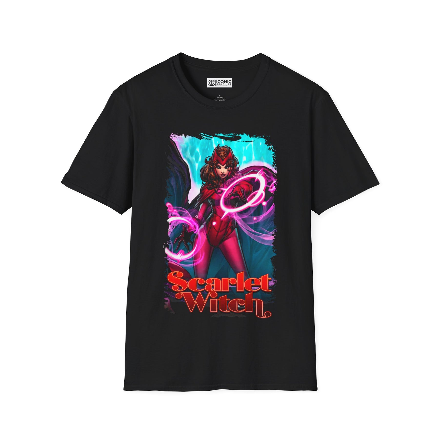 Scarlet Witch T-Shirt - IGZ Clothing  - Scarlet Witch Unisex Softstyle T-Shirt Best Price 26 at IGZ Clothing 