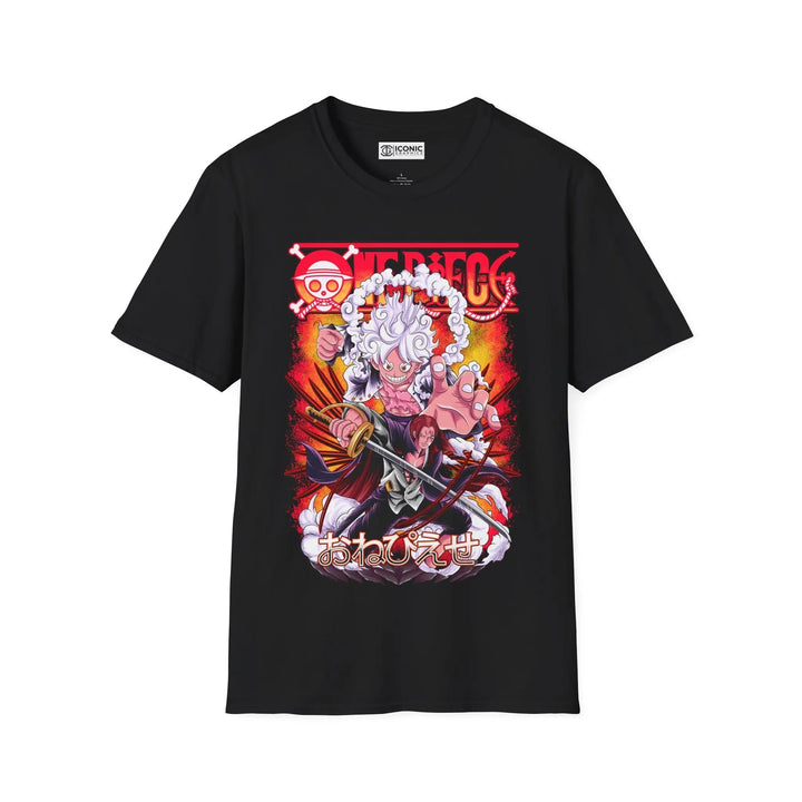 Shanks and Luffy One Piece T-Shirt Printify