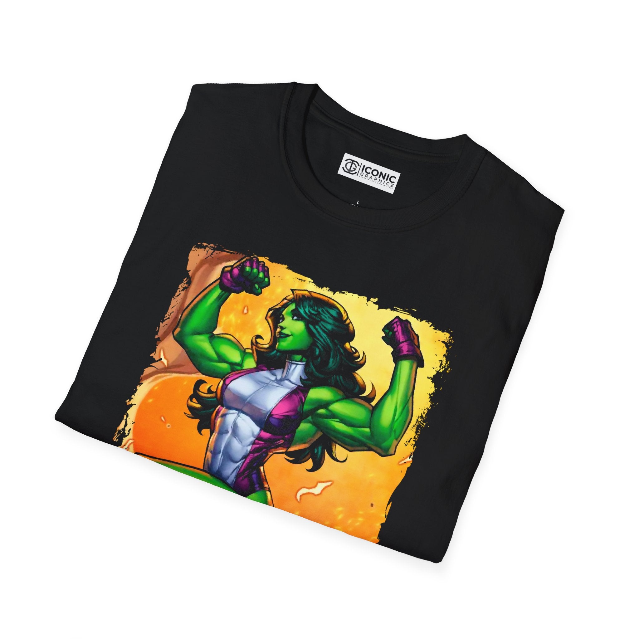 She Hulk T-Shirt - IGZ Clothing  - She-Hulk Unisex Softstyle T-Shirt Best Price 26 at IGZ Clothing 