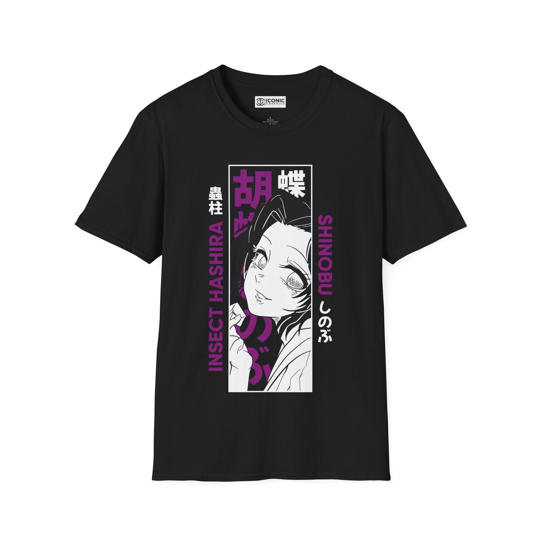 Shinobu Demon Slayer T-Shirt - IGZ Clothing  - Shinobu Unisex Softstyle T-Shirt Best Price 26 at IGZ Clothing 