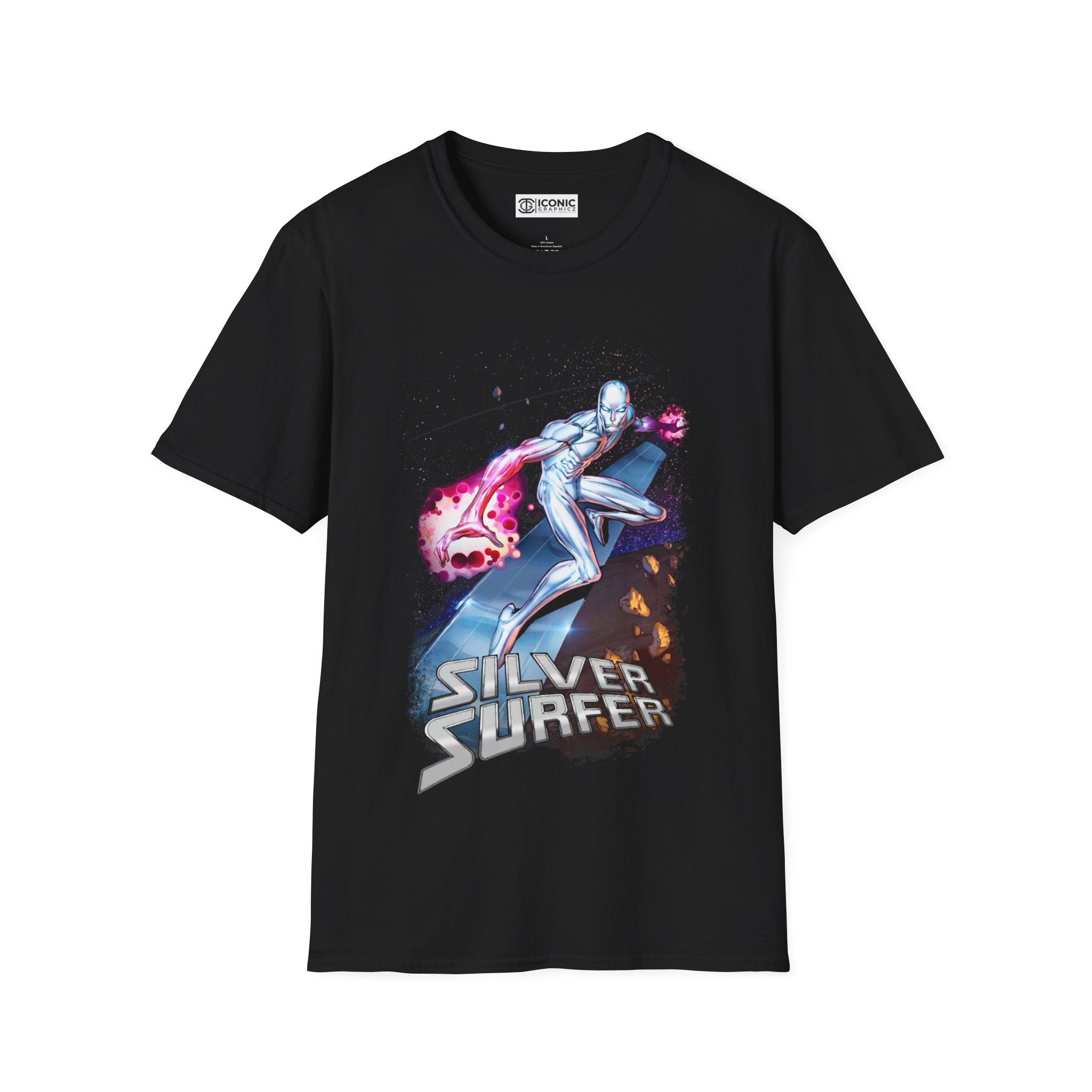 Silver Surfer T-Shirt - IGZ Clothing  - Silver Surfer Unisex Softstyle T-Shirt Best Price 26 at IGZ Clothing 