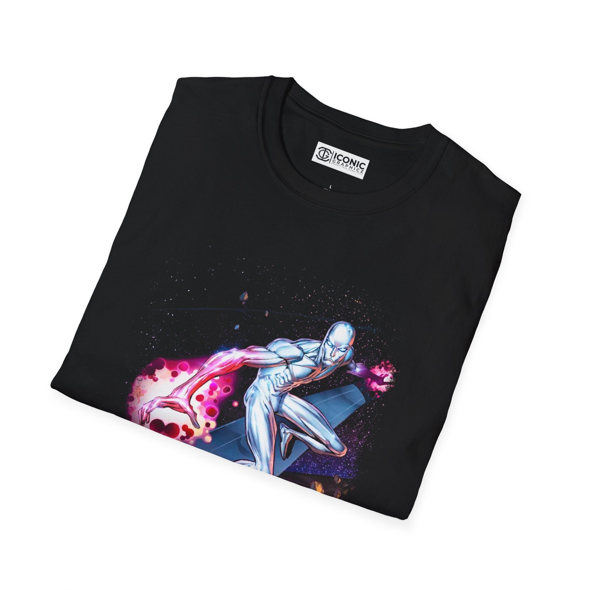 Silver Surfer T-Shirt - IGZ Clothing  - Silver Surfer Unisex Softstyle T-Shirt Best Price 26 at IGZ Clothing 