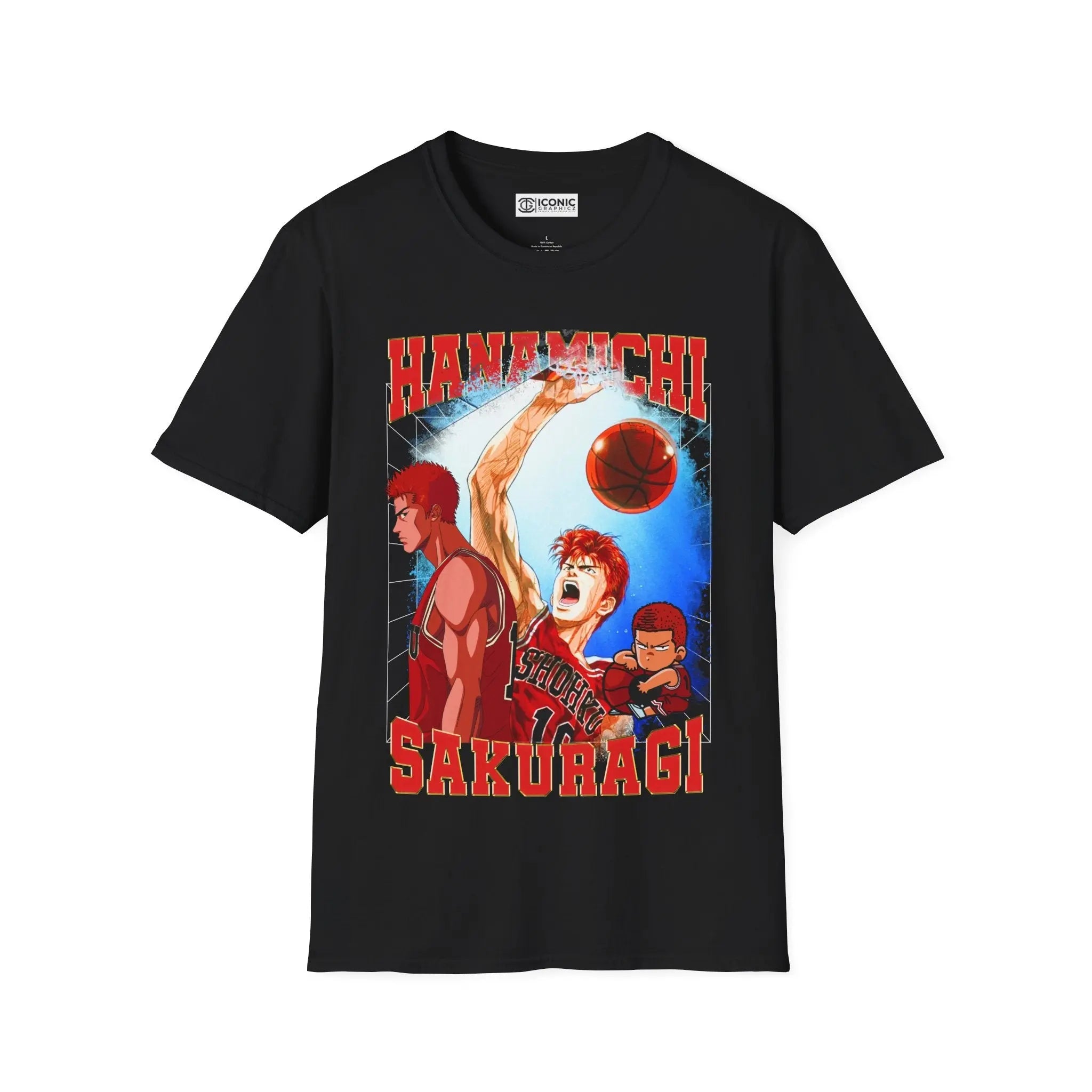 SlamDunk Hanamichi Sakuragi T-Shirt Printify