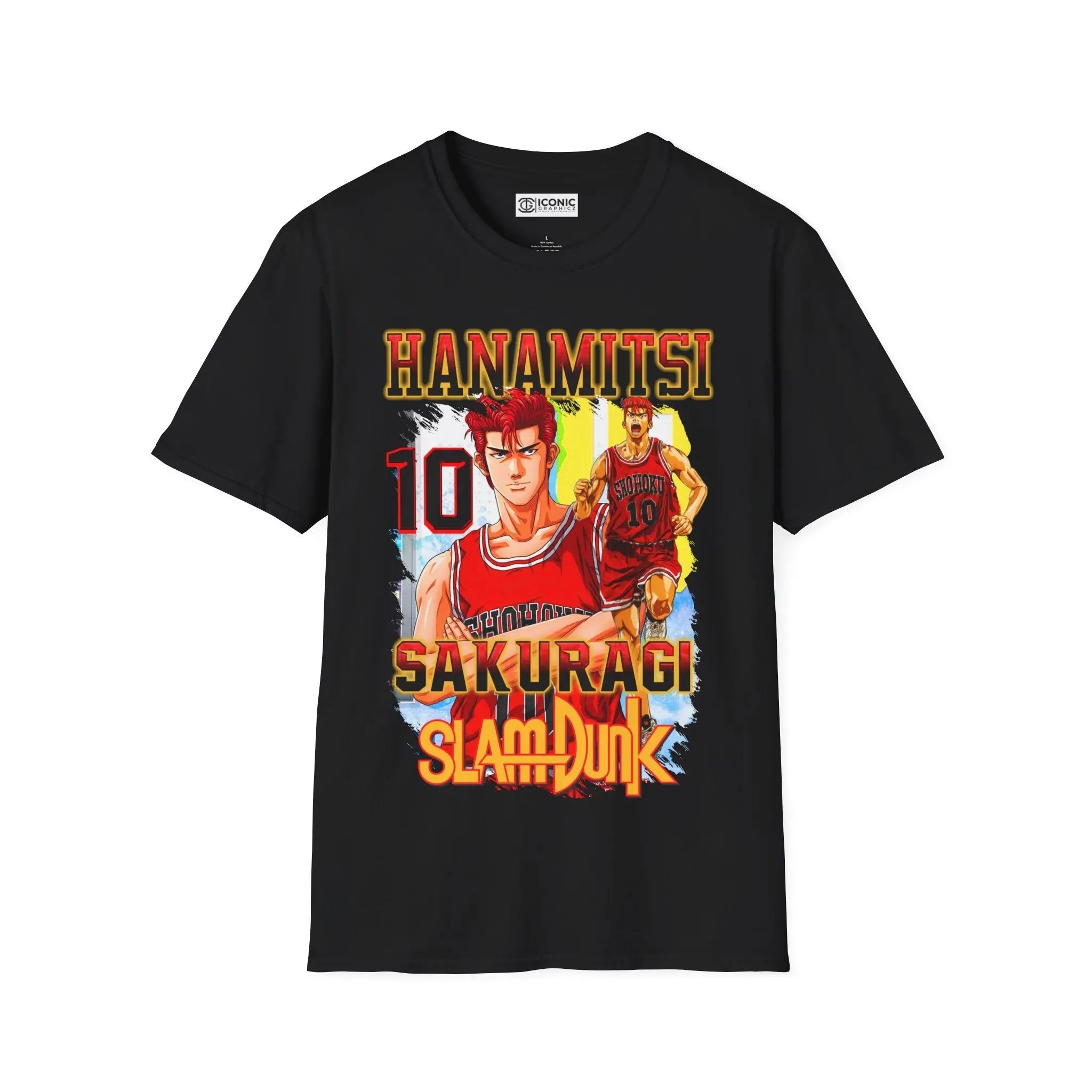 SlamDunk Hanamichi Sakuragi T-Shirt Printify