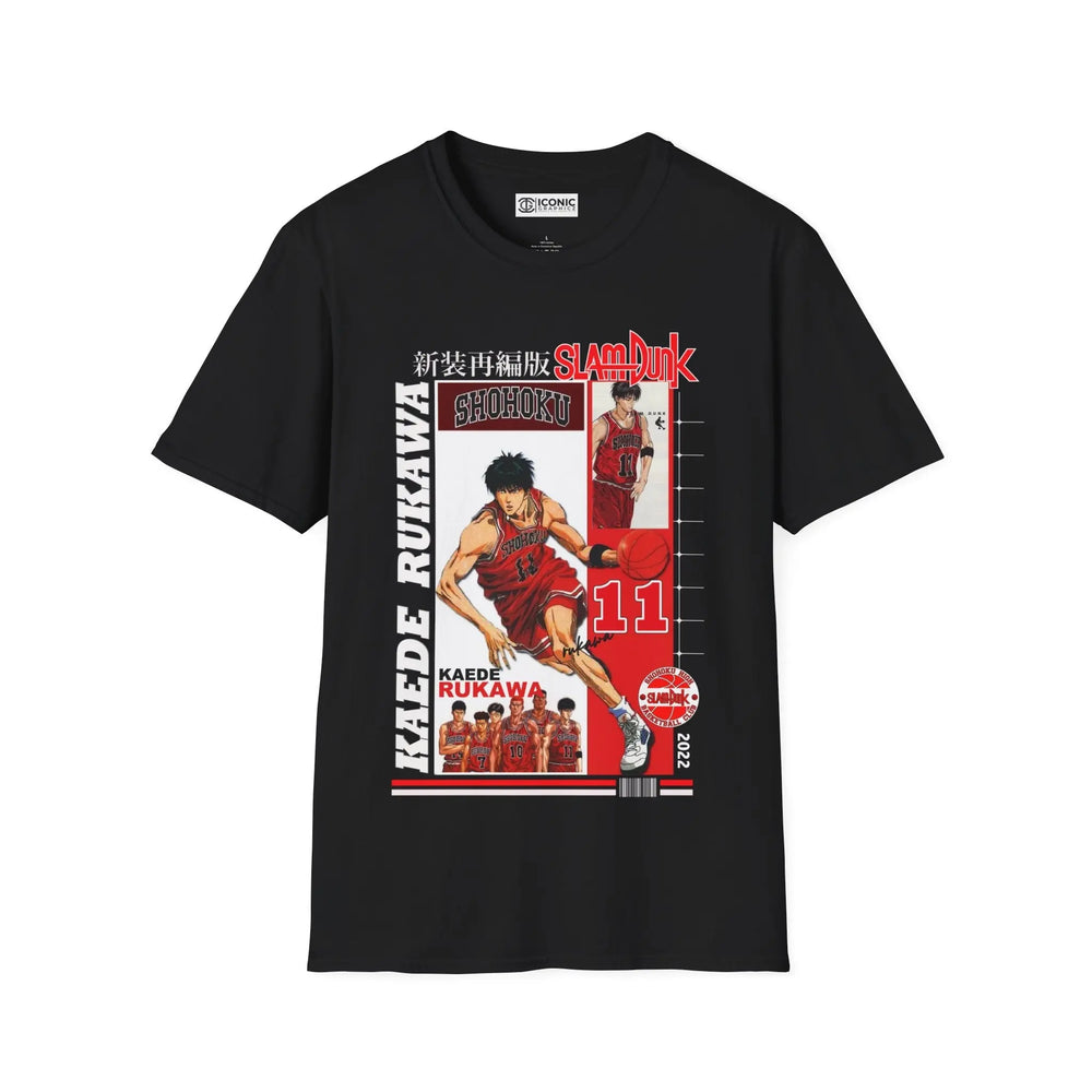 SlamDunk Kaede Rukawa T-Shirt Printify