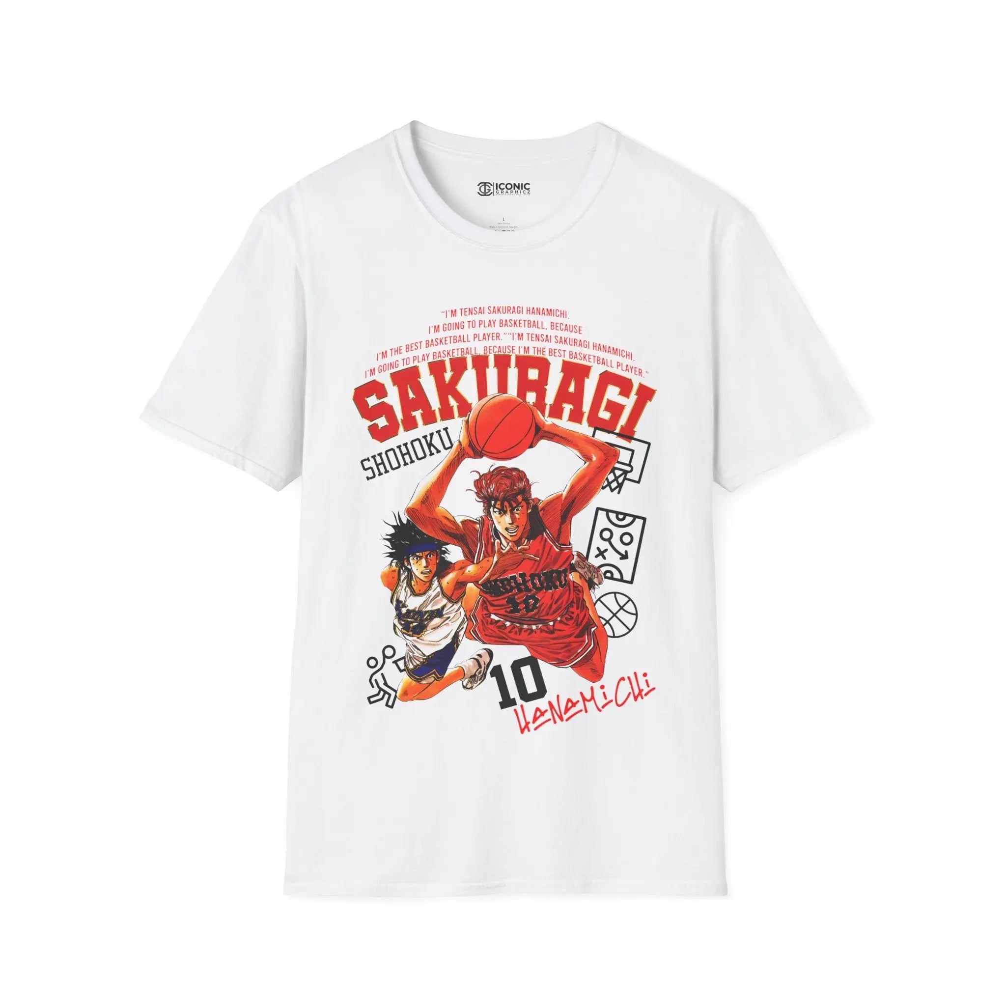 SlamDunk Sakuragi T-Shirt Printify